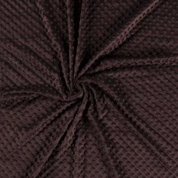 Premium Dimple Fleece | Dark Brown