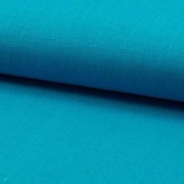 Pure Linen Fabric | Aqua Blue