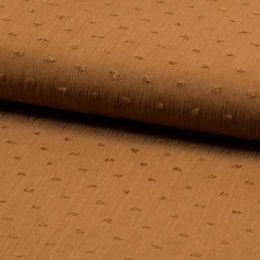 Viscose Crinkle Dobby | Rich Ochre