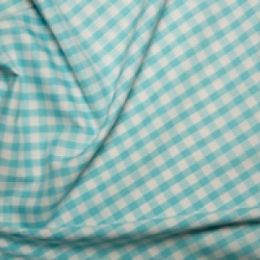 Quarter Inch Gingham Check | Turquoise