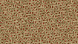 Riviera Rose Fabric | Overlapping Ribbons Red