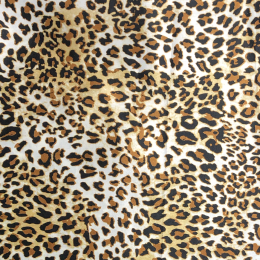 Satin Animal Print Fabric | Leopard Print