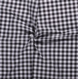 Stitch It, Two-Thirds Of An Inch Cotton Gingham Check | Black
