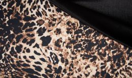 Scuba Fabric Velour Animal Print