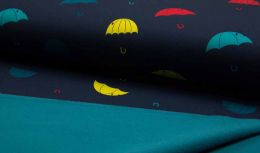 Soft Shell Fleece Fabric | Umbrella Navy