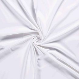 Soft Shell Fleece Fabric Plain | Optical White