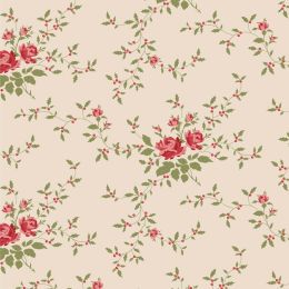 Tilda Merry Little Christmas Fabric | Tipsy Noel Cream