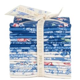 Tilda Something Blue Fabric | Fat Eighths Bundle