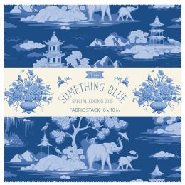Tilda Something Blue Fabric | Layer Cake, 10" Squares