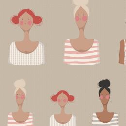 Tilda Me & My Friends Fabric | Sand