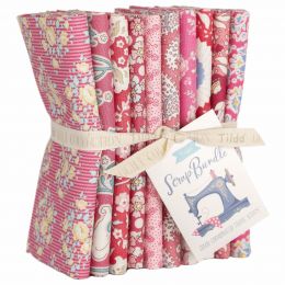 Tilda Fat Quarter Bundle | Tilda Curated 'Scraps' 10 Fat Qs! - Reds