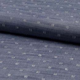 Viscose Chambray Fabric | Yukon Delicate Metallic
