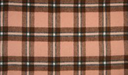 Wool Check Carmen | Old Pink